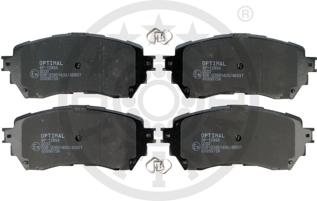 OPTIMAL Bremsbeläge Satz Vorne Bremsklötze für MAZDA 6 Kombi (GJ, GL) BP-12894