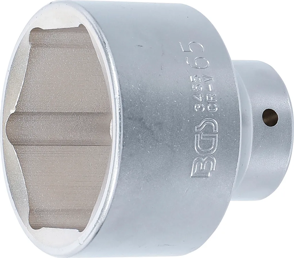 BGS 3465 Douille six pans 3/4 pouce SW 65 mm en acier chrome-vanadium