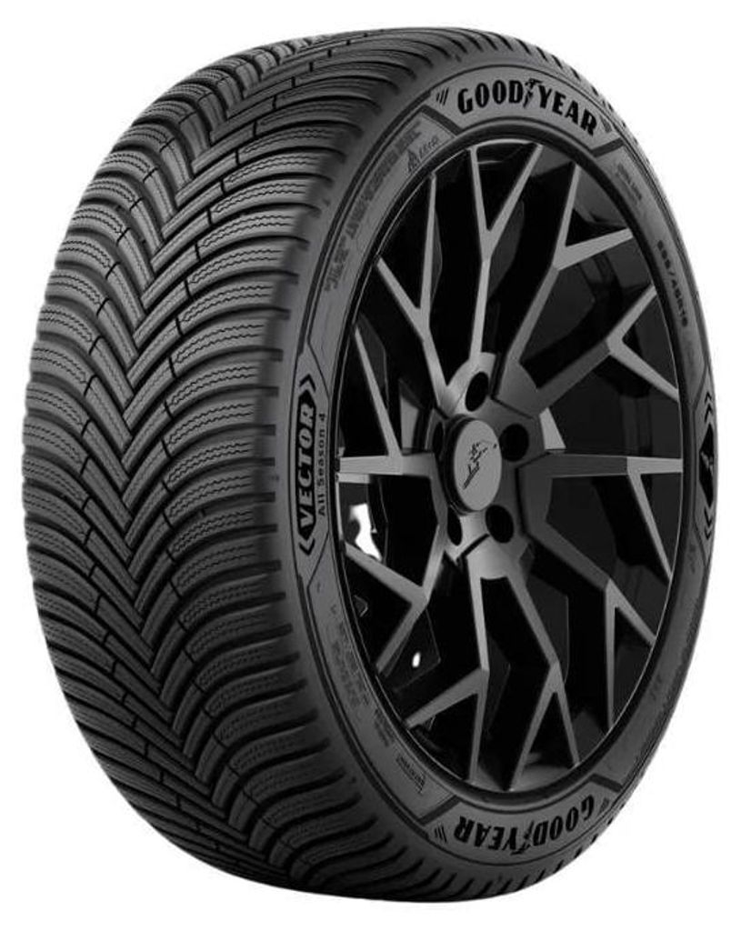 Goodyear Ganzjahresreifen motorcycle-tyres Vector All Season 4 ( 255/45 R20 105Y XL EVR, mit Felgenschutz (MFS) )
