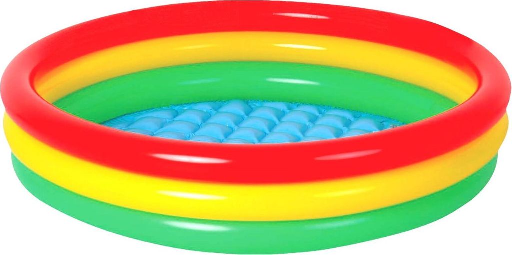 Best Sporting Baby-Pool 85 x 20 cm, Kleinkind-Planschbecken mit aufblasbarem Boden