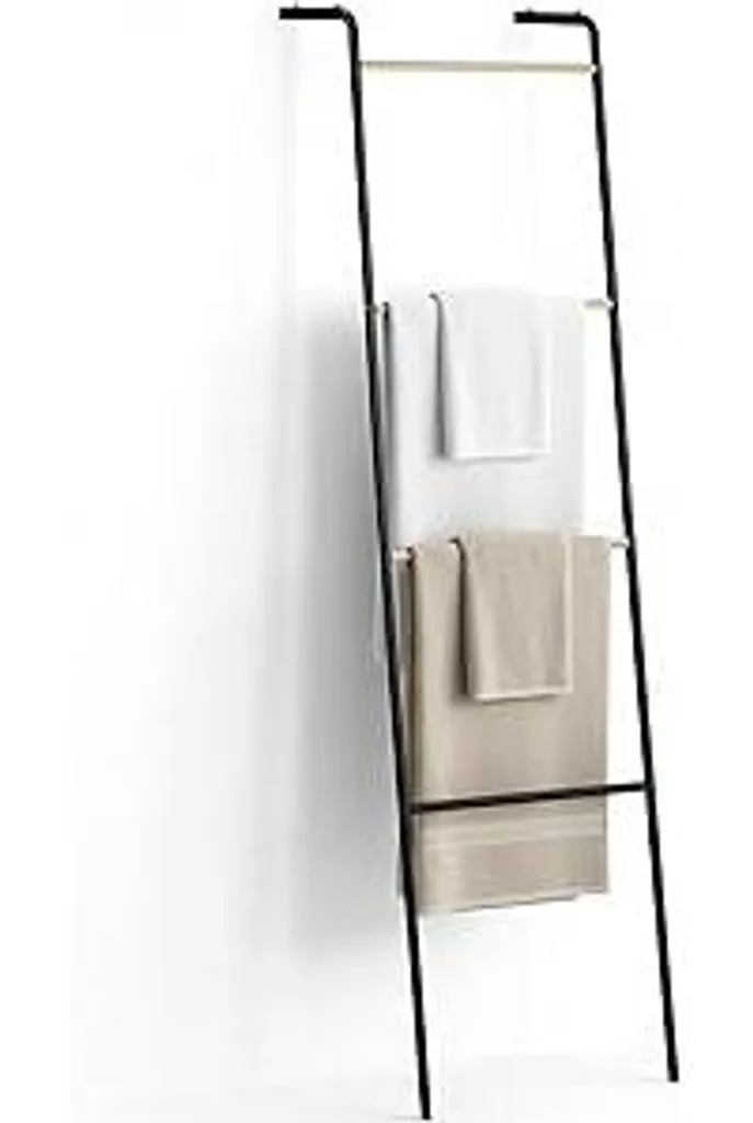 Scala Decorativa Nera Portasciugamani - Il Look Industrial per il Bagno