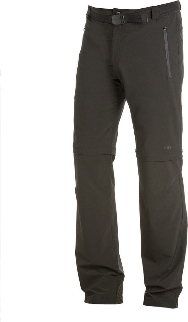 Cmp Man Long Pant Zip Off Antracite 28