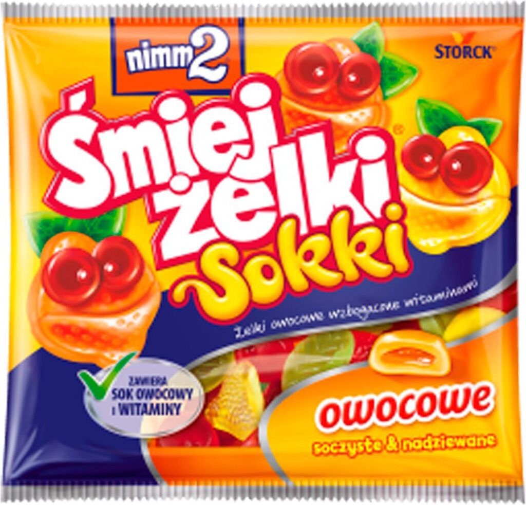 Nimm2 Śmiejżelki Sokki Żelki Owocowe Wzbogacone Witaminami Zdjęcie produktu 