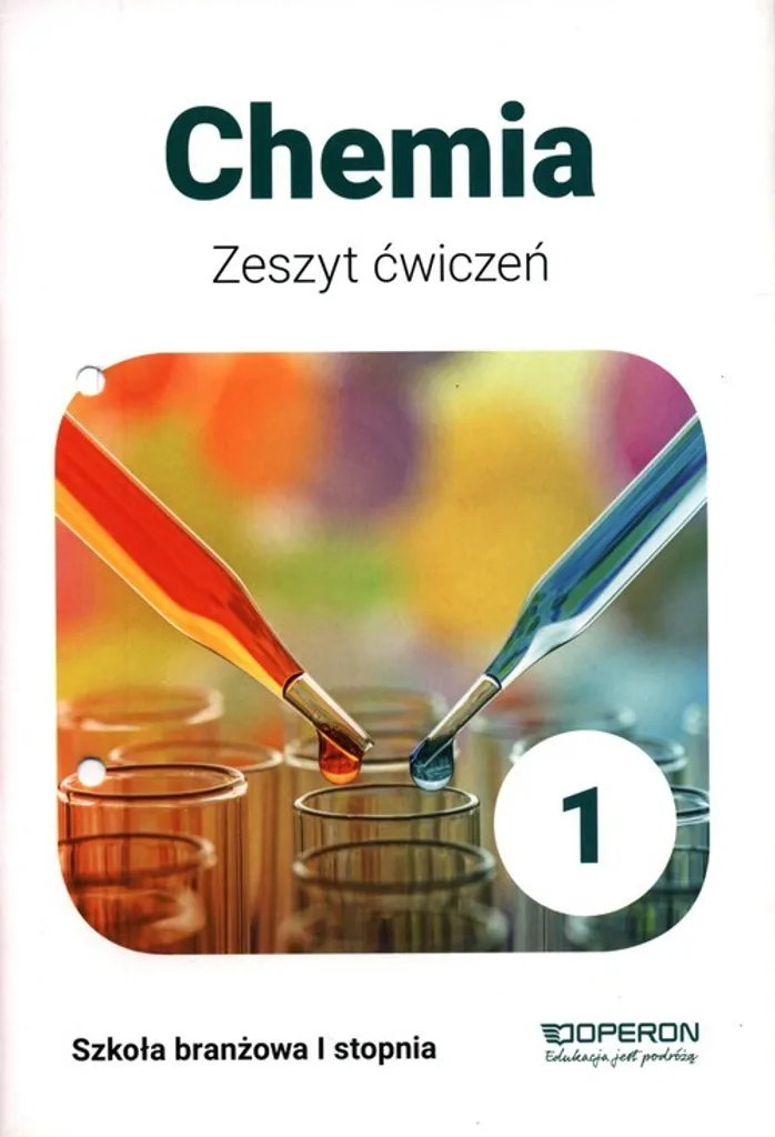 Cahier d'exercices de chimie Chemia 1 - Livre scolaire en polonais