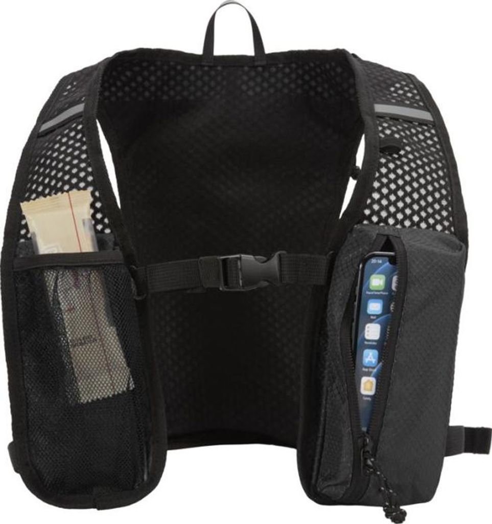 Floso - "Nomad" Hydration Pack, recyceltes Material, Laufen, 5l PF4846 (Einheitsgröße) (Schwarz)