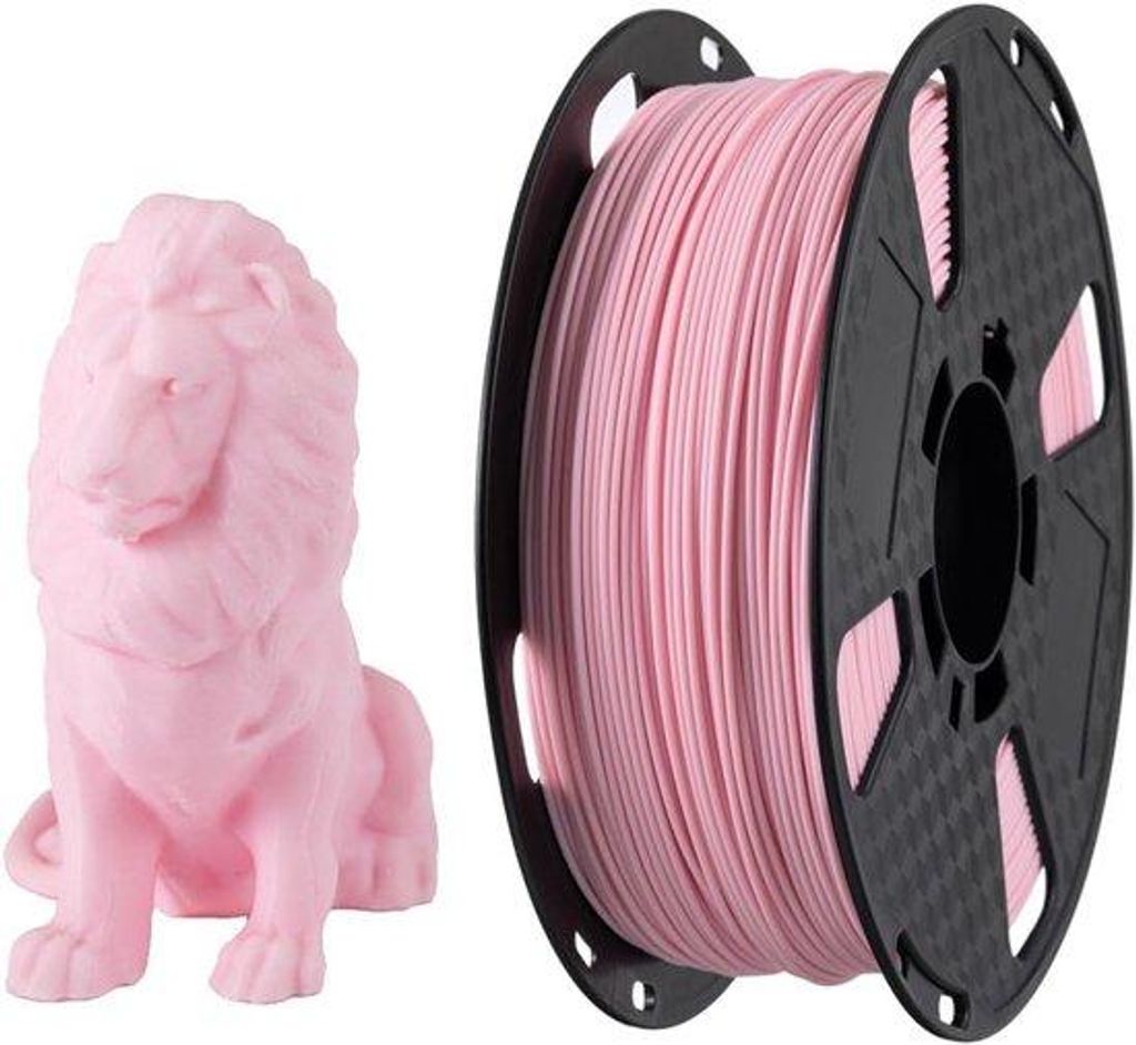Rot PLA-Filament 1,75 mm - 3D-Druck-Filament 1KG - FDM-Druckmaterial - Stärker Pro Max - Rosa Farbe