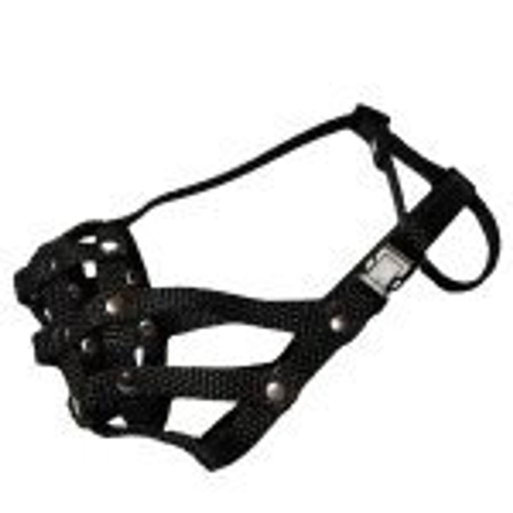 Palkar Nylon-Maulkorb für kurze Nasen für Hunde in der Größe. 1 18 cm x 4 cm schwarz (Palkar Nylon-Maulkorb für kurznasige Hunde Größe 1 18 ...