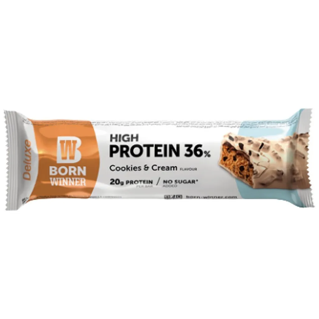 Barre de Protéines 36% Born Winner Deluxe sans Sucre ajouté de 60 gr