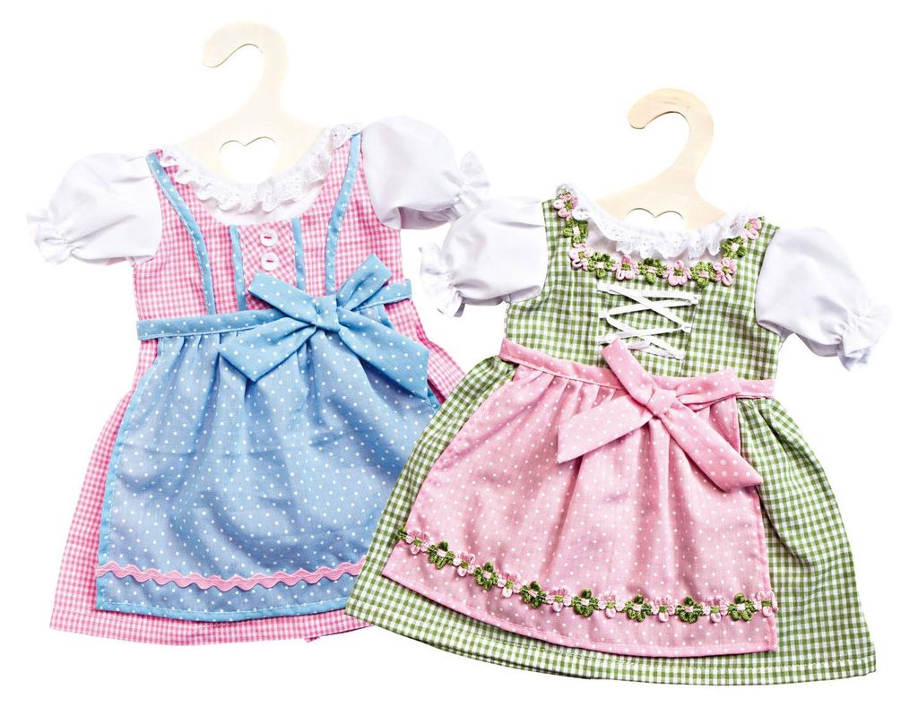 Puppen-Dirndl sort., 35-45cm Produktbild 
