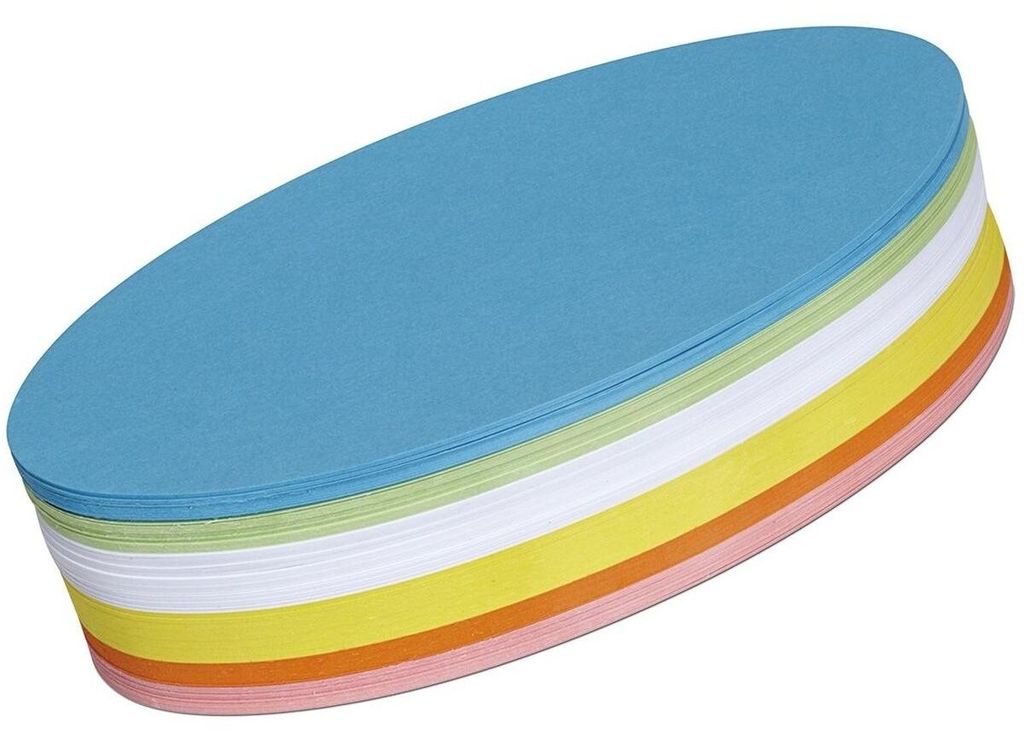 Cartes de modération MAUL ovales en papier, 250 pièces, 11 Image du produit 