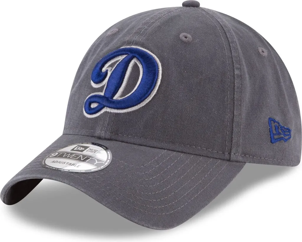 Casquette Souple 9Twenty Los Angeles Dodgers New Era en Coton Gris Foncé