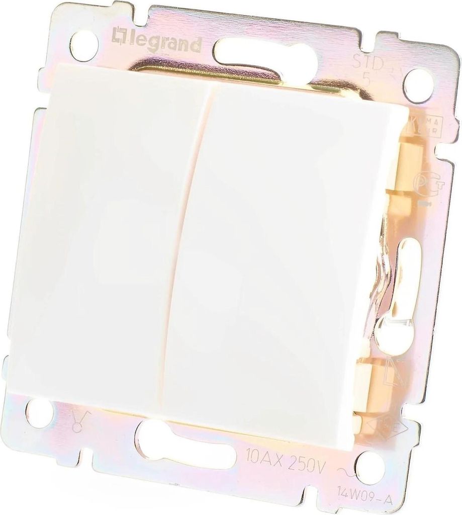 Legrand Valena Serienschalter, 2-polig, weiß, 1 Stk.