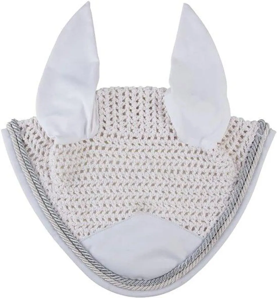 Protection cheval blanche grande taille avec coque haute résistance