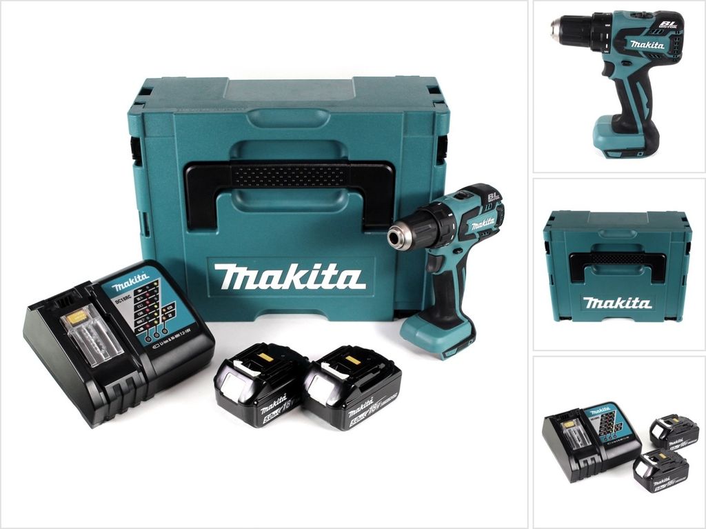 Makita Akku-Bohrschrauber 18 V 5,0 Ah DDF459RTJ