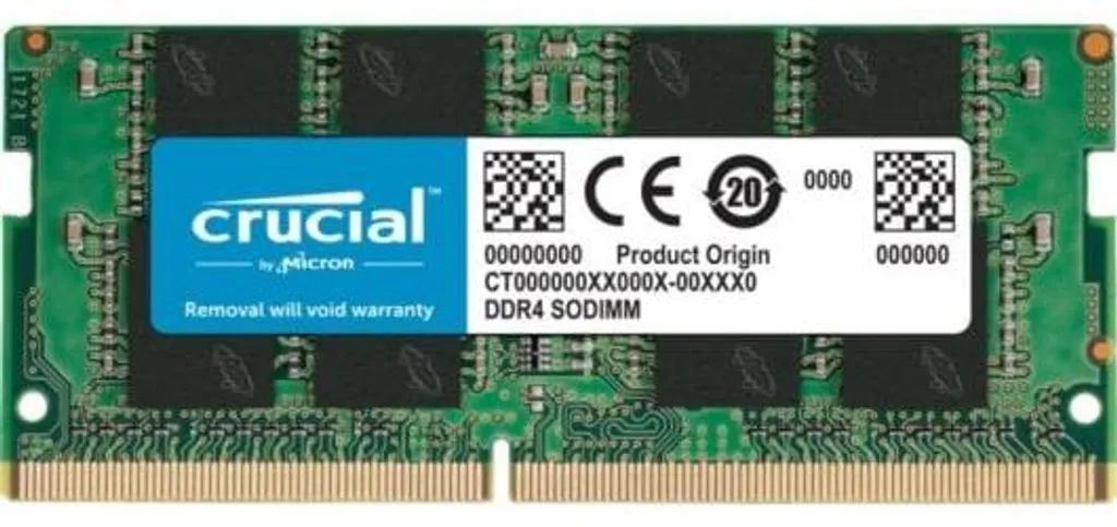 Mémoire RAM DDR4 8 Go Crucial idéale pour le télétravail et bureautique