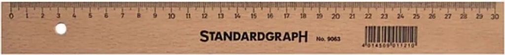 STANDARDGRAPH Holzlineal 1930 30cm Produktbild 