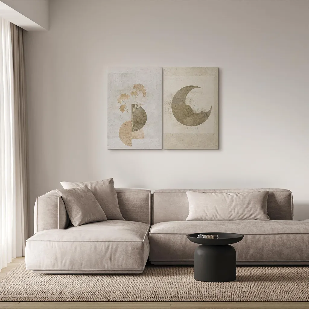 Set Art Prints Acustiche Murando - 2 Pezzi Fonoassorbenti Boho - 4