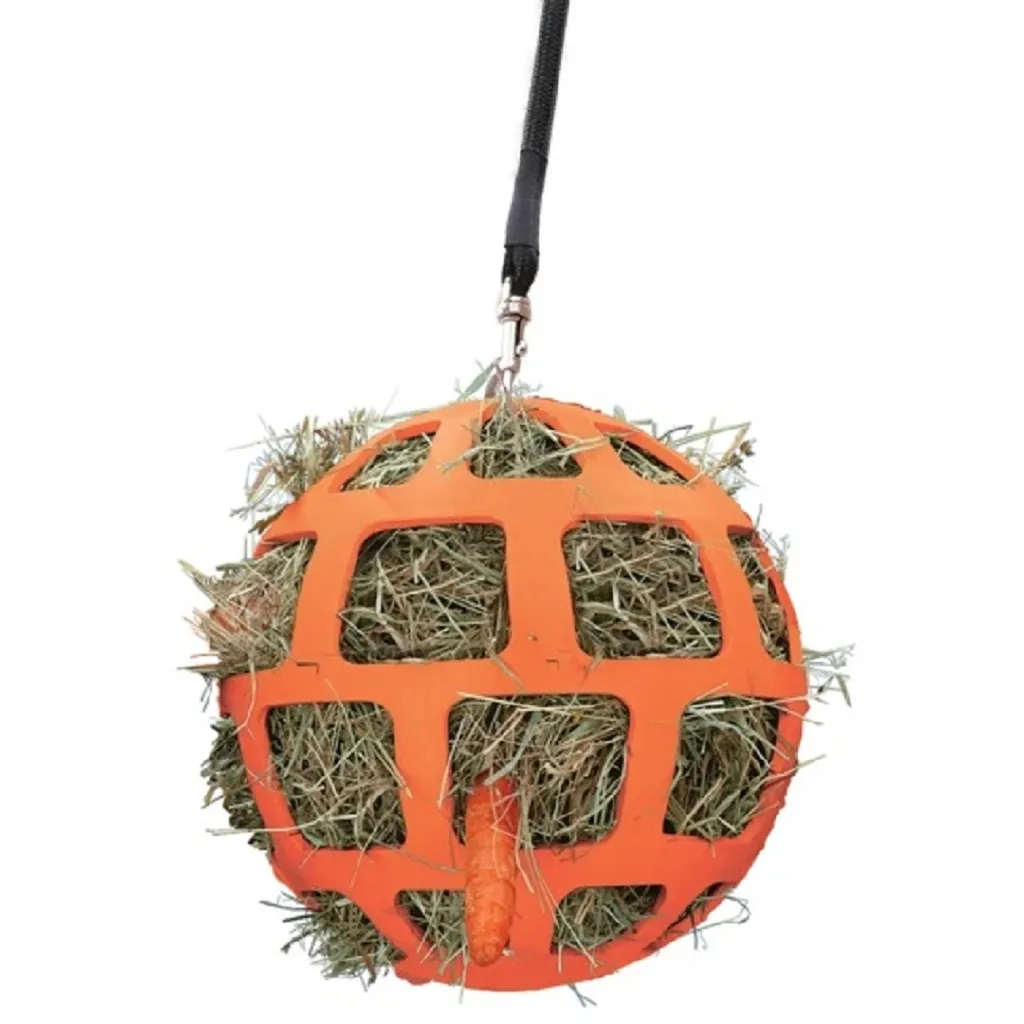 Fieno Slowfeeder Palla Rosa 22cm - Alimentazione Lenta per Cavalli