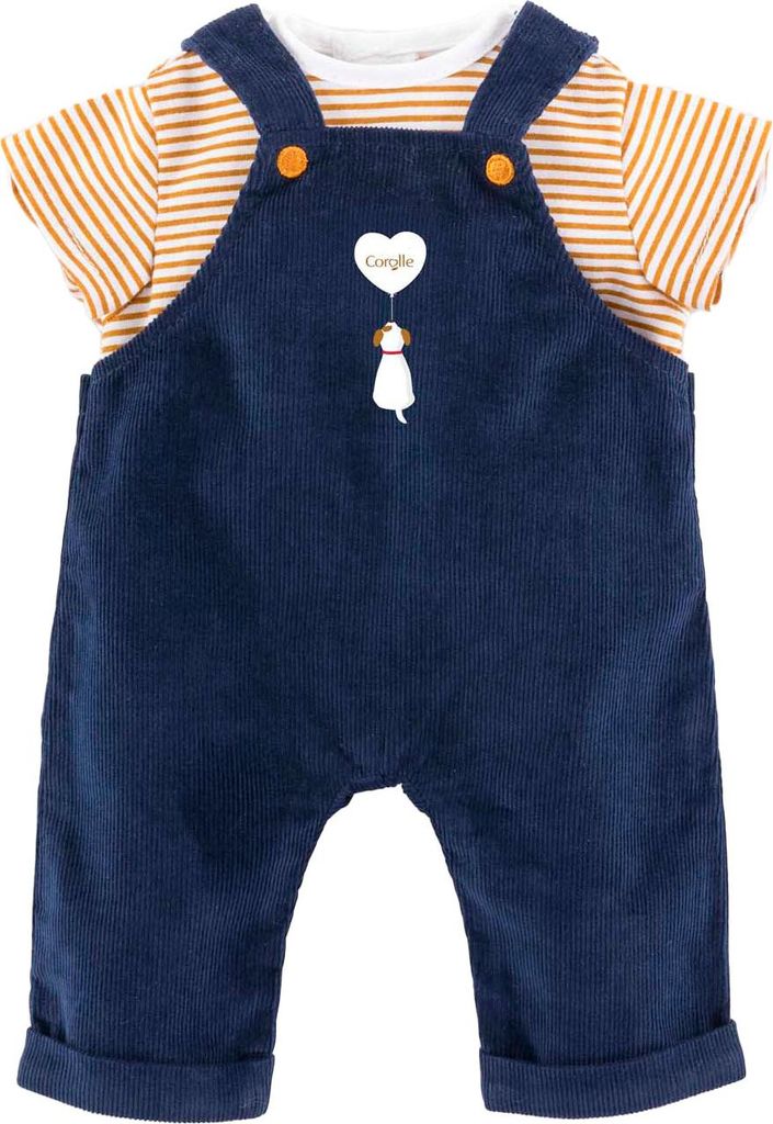 Corolle Puppenkleidung Latzhose und T-Shirt - Outfit für 36cm Puppe