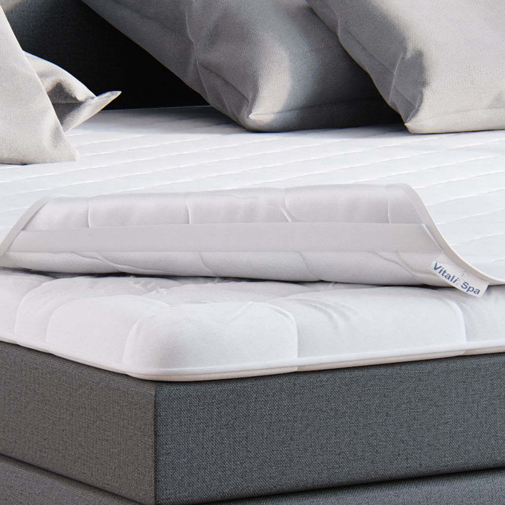 Vitalispa Matratzenschoner , 140 x 200 cm Versteppung, Weiß Produktbild 5
