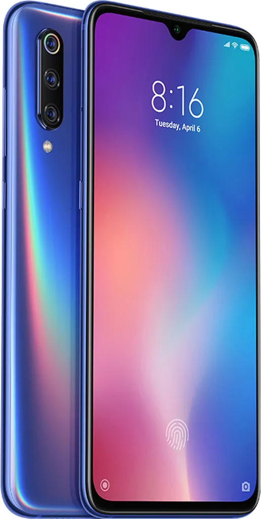 Smartphone Xiaomi Mi 9 128 Go Bleu Ocean - Téléphone Mobile Double SIM