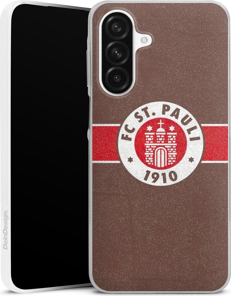 DeinDesign Slim Hülle für Samsung Galaxy A56 5G Silikon Case Ultra Dünn Handyhülle FC St. Pauli Logo Offizielles Lizenzprodukt
