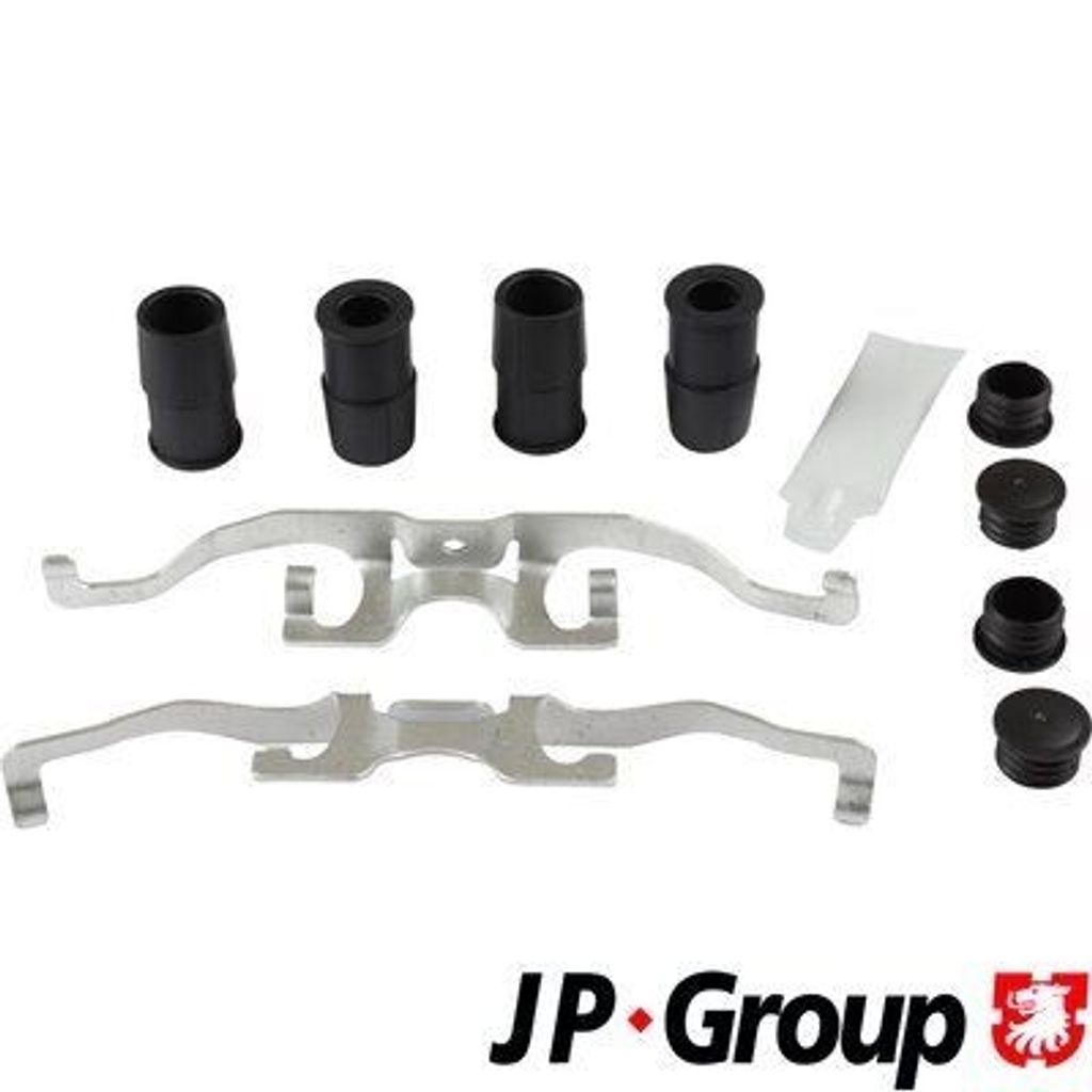 JP GROUP 1564003010 Zubehörsatz Scheibenbremsbelag Vorne für FORD Fiesta Mk6 Schrägheck (JA8, JR8) FOCUS III Turnier Kuga Mk2 (DM2) FOCUS III