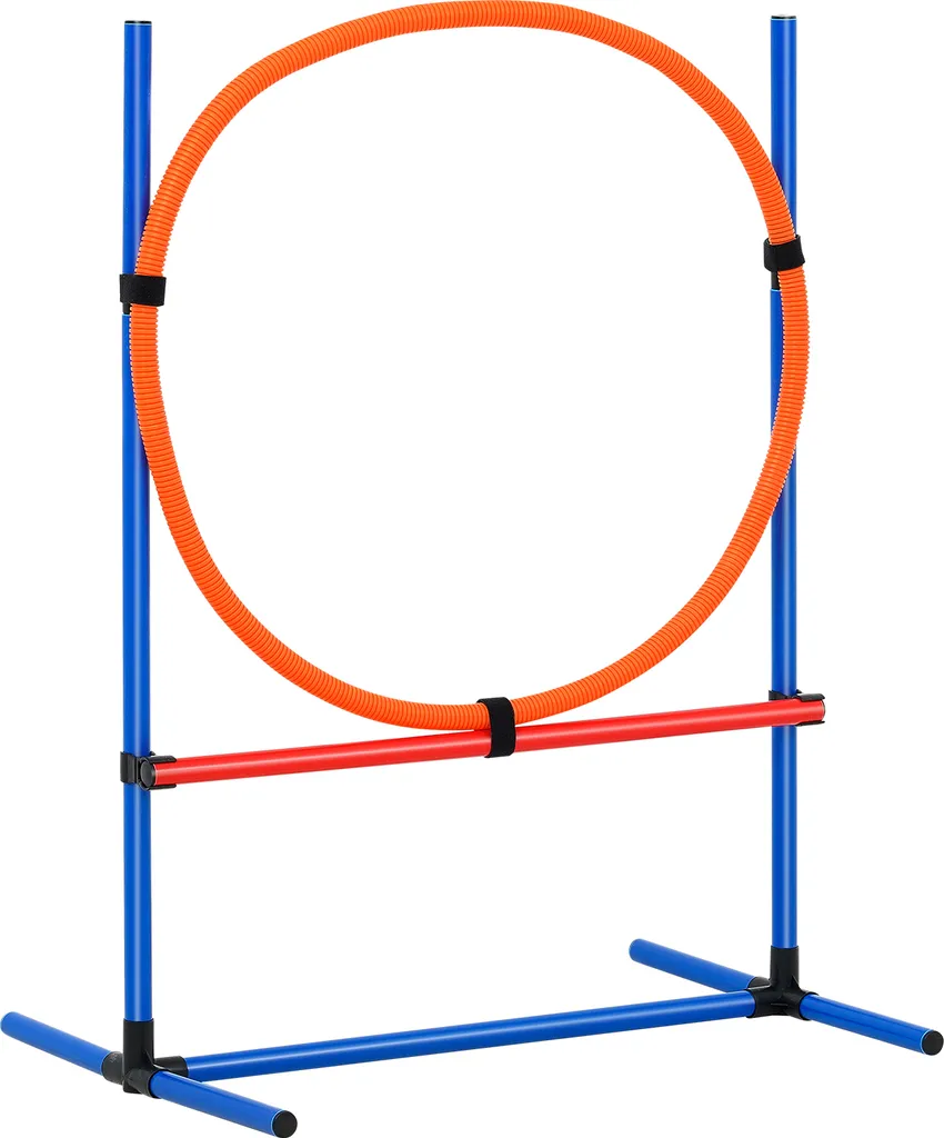 Set Agility Dog SucceBuy 4 Pezzi: Ostacoli Regolabili e Cerchio Salto