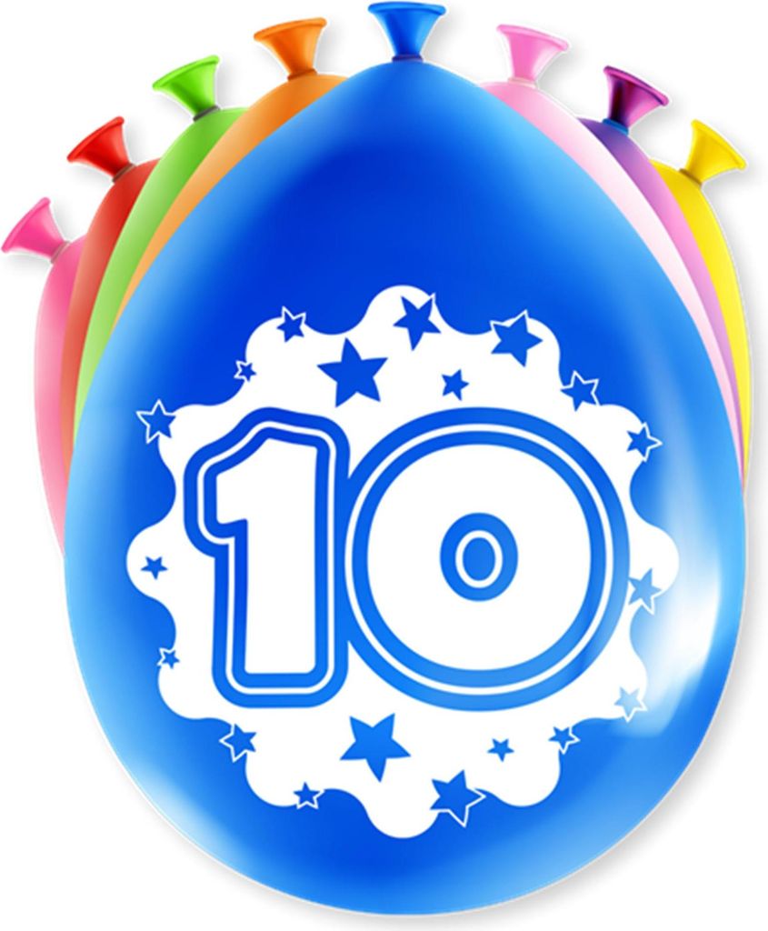 Paperdreams Figurenballons - 10 Jahre