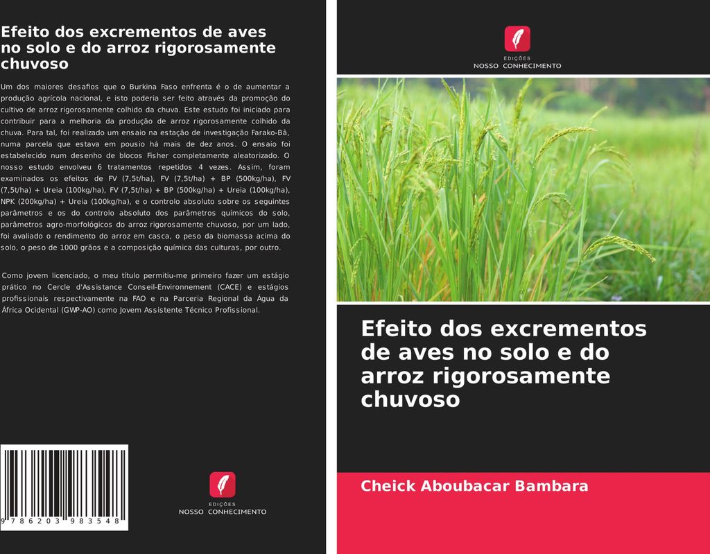 Efeito dos excrementos de aves no solo e do arroz rigorosamente chuvoso