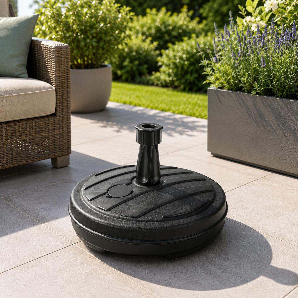 Parasolstandaard, 13 liter, antraciet, diameter 43 cm, Productafbeelding 