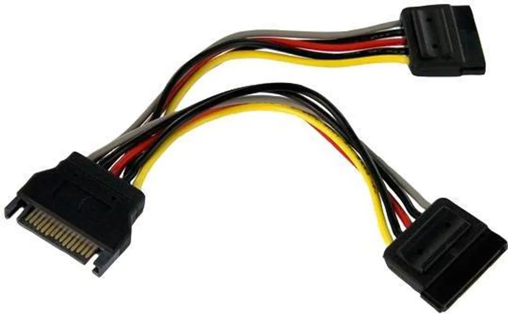 Cavo Splitter SATA StarTech 15cm | Alimenta 2 SSD con 1 Solo Cavo PSU