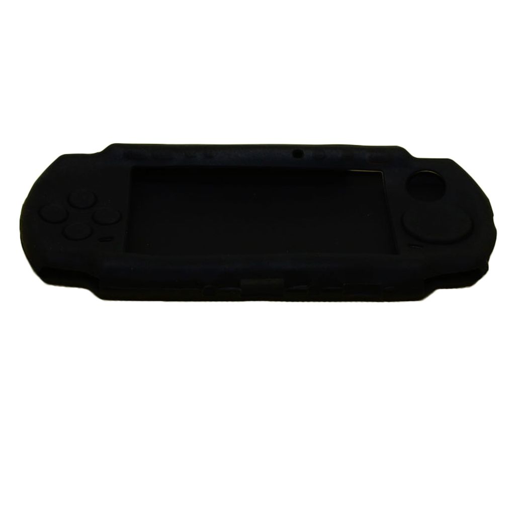 Weiches Silikongel Schutzhülle für PSP 2000/3000 Spielelongleer-Schwarz