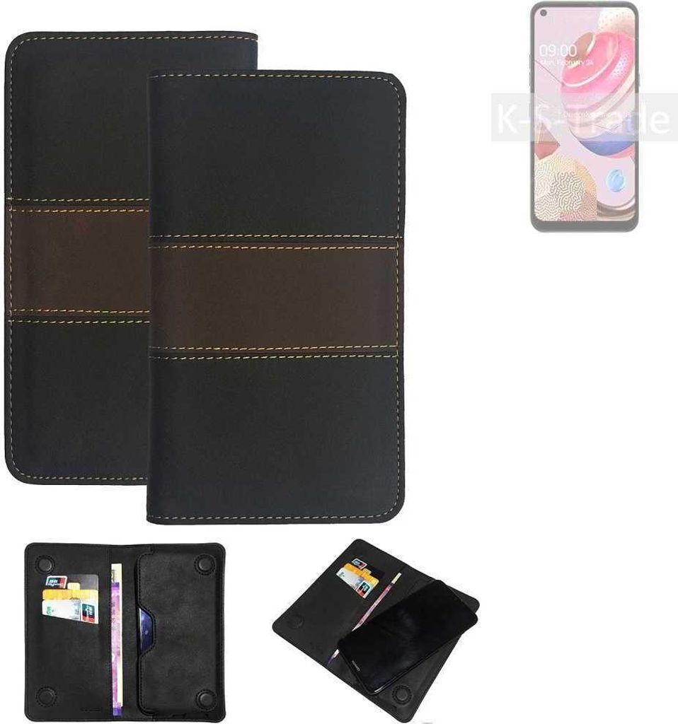 K-S-Trade Hülle Handyhülle kompatibel mit LG Electronics K51S Schutzhülle Walletcase Bookstyle Tasche Schutz Case Handytasche Wallet Cover