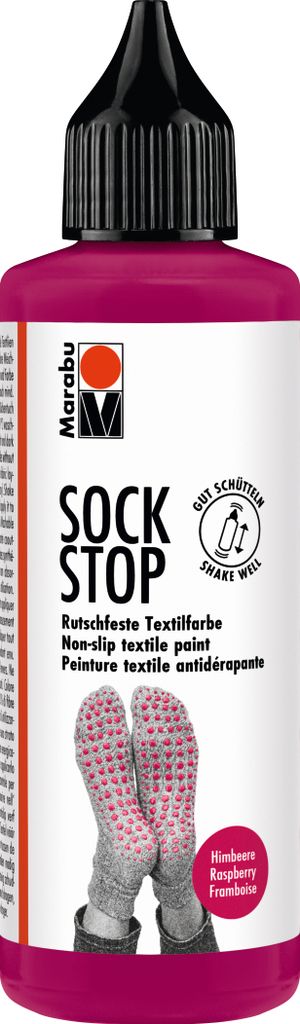 Marabu Textilfarbe Sock Stop 90 ml himbeere