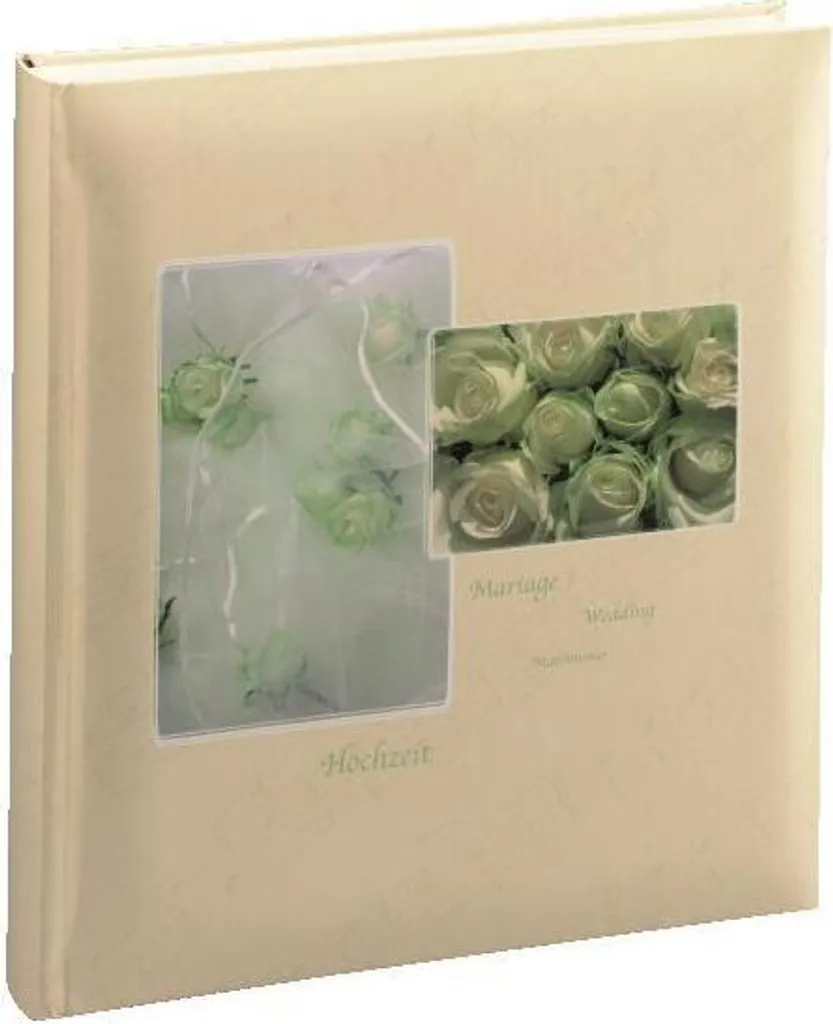 Album fotografico di nozze Henzo Attraction beige 28x30,5 cm 60 pagine bianche