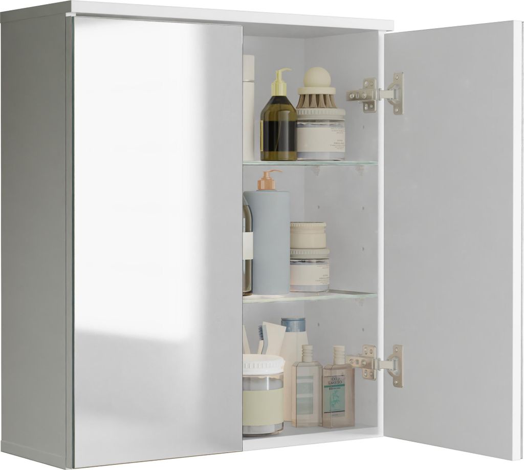 Armoire de salle de bains - armoire de miroir intemporelle Image du produit 