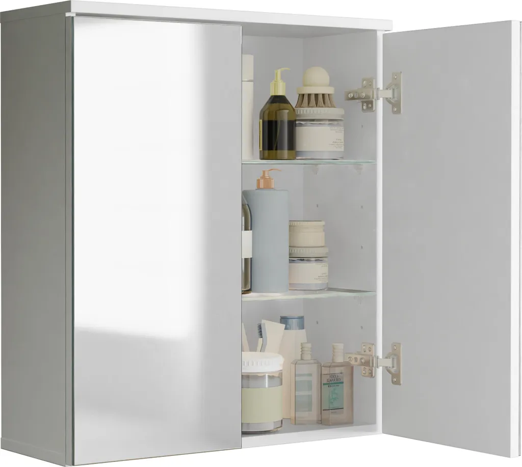 Offerta Nilari Spiegelschrank - Specchio Bagno con Armadietto