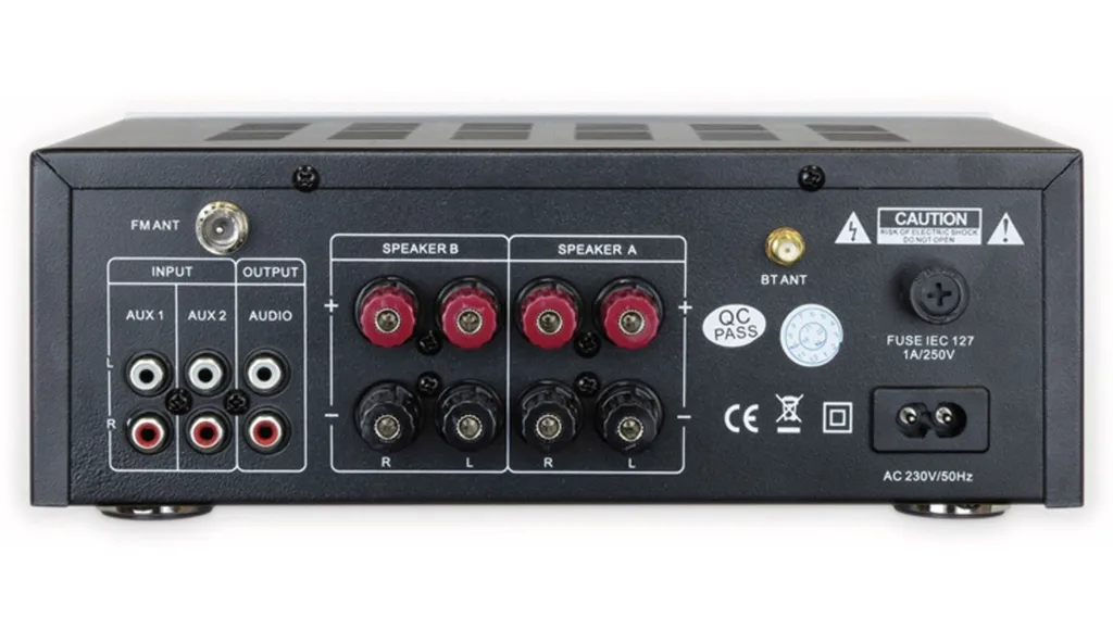 Ampli Hi-Fi stéréo compact Dynavox VT-80 MK Argent pour 4 enceintes