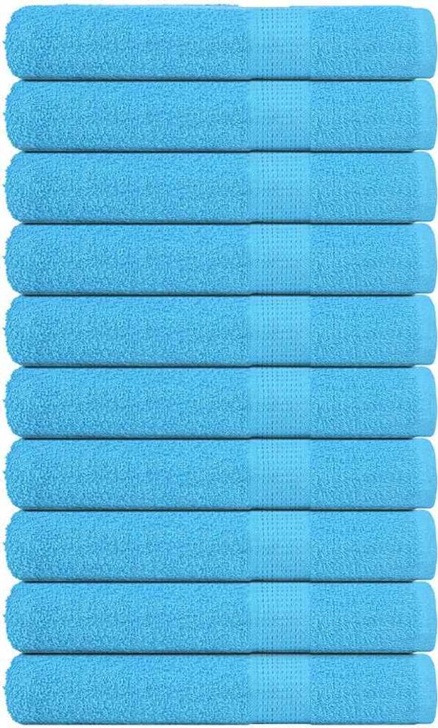 "im Angebot" Saunatücher FROGN 10 Stk. Türkis 80x200 cm 360 g/m² - Duschtücher CC364