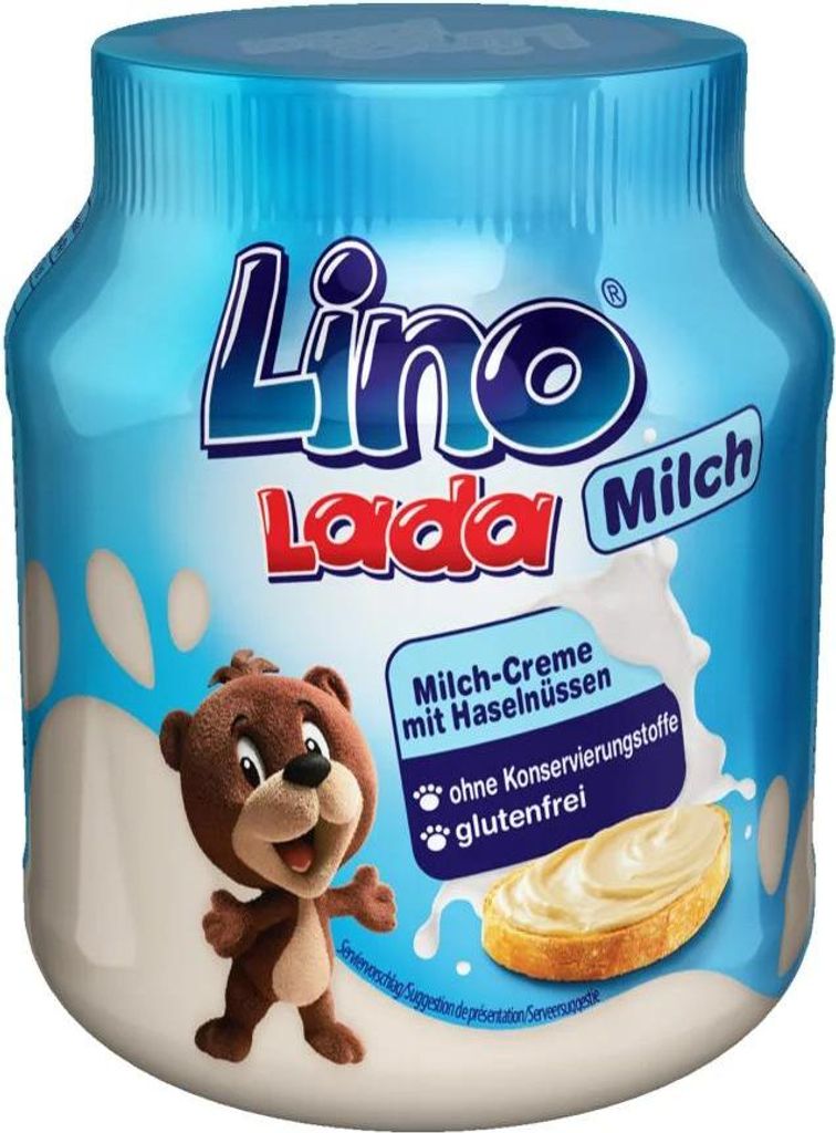 Podravka Lino Lada Milch, 350g Glas Produktbild 
