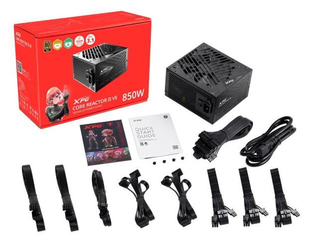 XPG COREREACTOR II VE 850W Netzteil Produktbild 