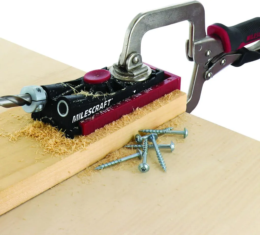 Assembler sans vis apparentes grâce au PocketJig200t SET Milescraft