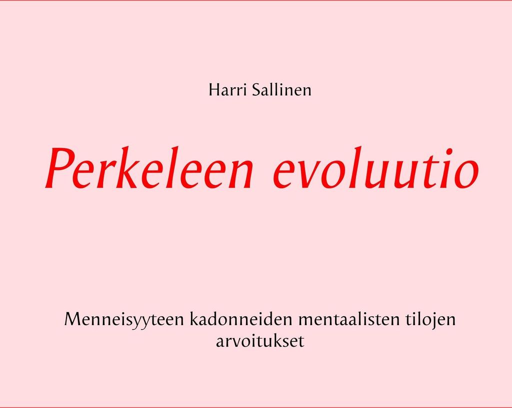 Perkeleen evoluutio