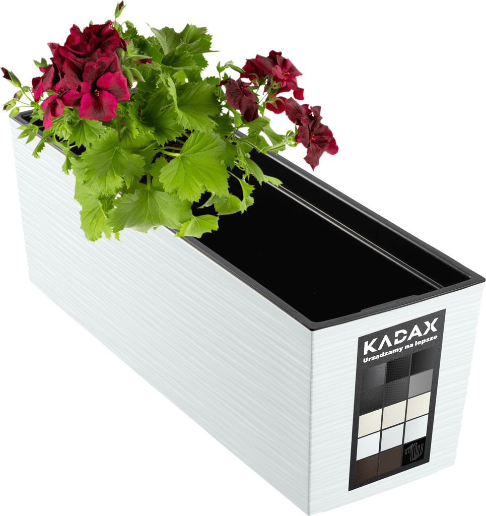 Vaso da fiori KADAX "Treviso" con inserto, 56 cm, vaso da Immagine del prodotto 