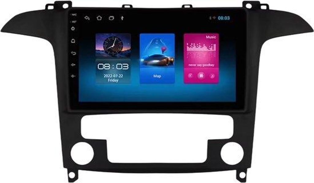 Autoradio mit Bluetooth und CarPlay für Ford S-Max Produktbild 
