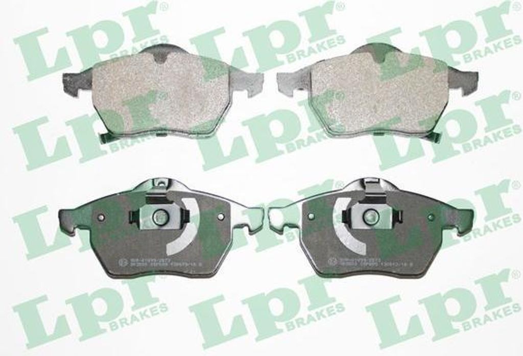 LPR 05P689 Bremsbelagsatz, Scheibenbremse OE 1605984 kompatibel mit Zafira