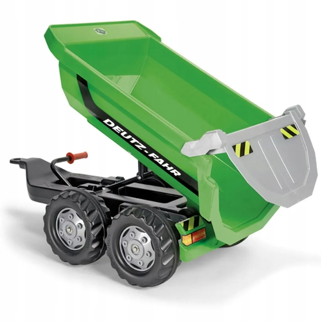 Remorque RollyHalfpipe Deutz-Fahr junior vert idéale pour transporter