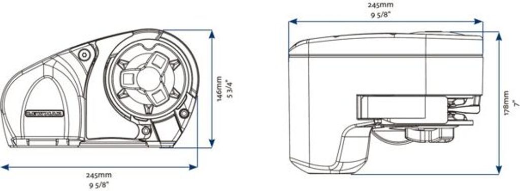 6656011967-310 Ankerwinde Pro Serie 700 6-7mm