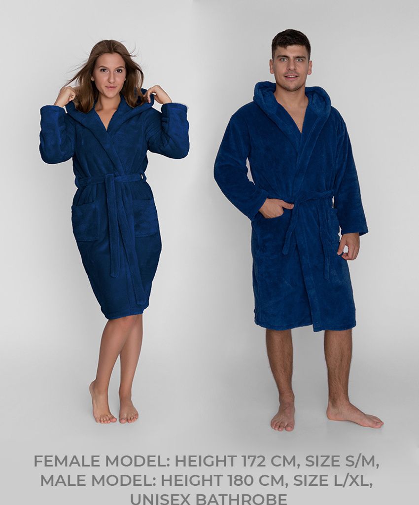 Produktbild von VewoTex Bademantel Damen Premium Eden, 96cm, Polyester, » Kurzer